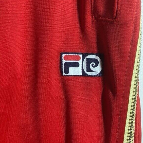 Fila x Pierre Cardin Urban Outfitters Red Track Pants in Size Large,unisex - Picture 14 of 14